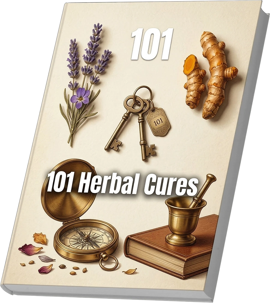 Bonus 2 – 101 Herbal Cures natural home remedy guide for blood pressure, cholesterol, joint pain, and daily energy management for HoneyPezil customers