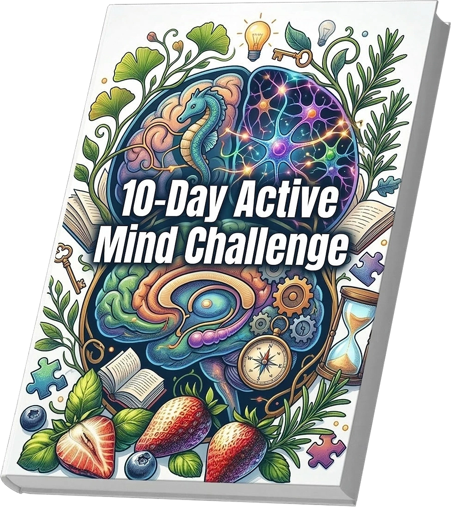 Bonus 4 – 10-Day Active Mind Challenge: daily 5-minute cognitive activation exercises to strengthen memory, reduce fog, and accelerate HoneyPezil results