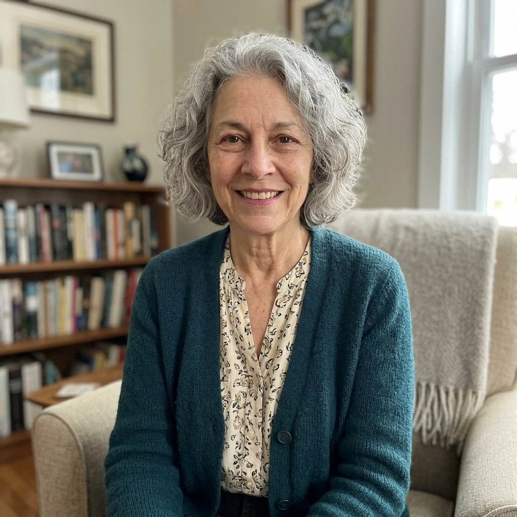Emma K. age 51 – verified HoneyPezil customer from California who overcame fear of cognitive decline after watching her father's memory loss, now sharp and confident